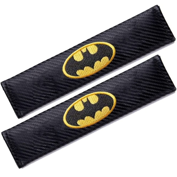 2 new Batman seat belt shoulder pads. - Picture 2 of 2